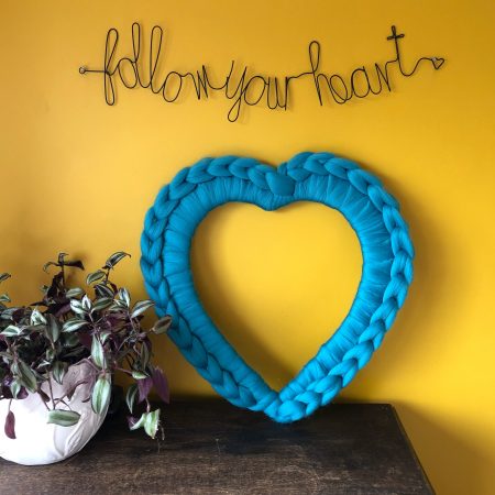 18" Chunky Knitted Merino Wreath