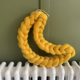 Chunky Knitted Merino Moon Wreath