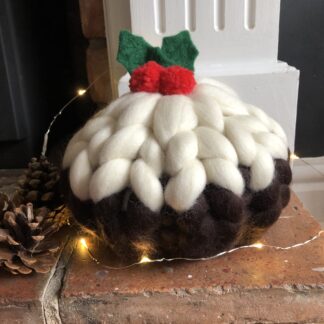 Chunky Knitted Christmas Puddings